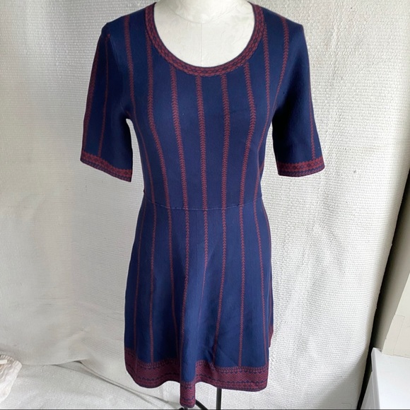 Stitchfix OS Sexy Sweater Dress Navy Blue - Picture 5 of 9